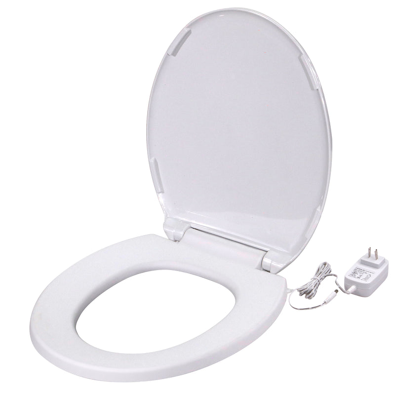 UltraTouch 01811 12 Watt 12 Volt UL Listed Round Bowl White Heated Toilet Seat