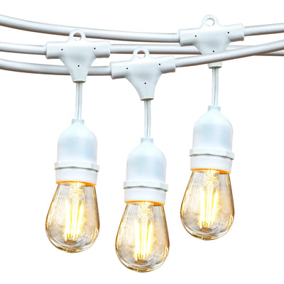 Brightech Ambience White LED Waterproof Outdoor String Lights, 48 Ft. (Used) - VMInnovations