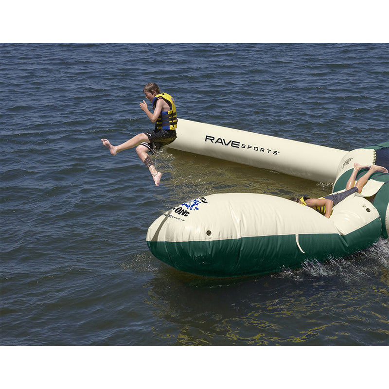 Inflatable 3 Piece Anchor Connection Kit,Lake Beach Water Trampoline,Green & Tan