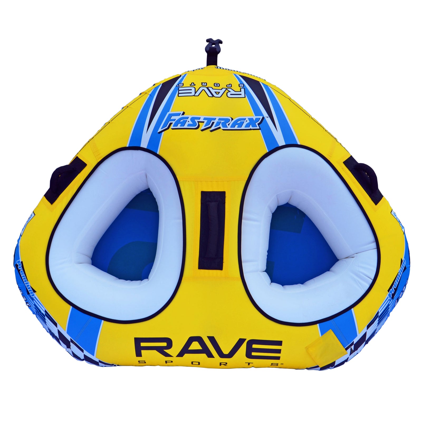 Rave Sports 02648 Fastrax Inflatable Towable for Boating, 2 Riders or 340Lbs Max - VMInnovations