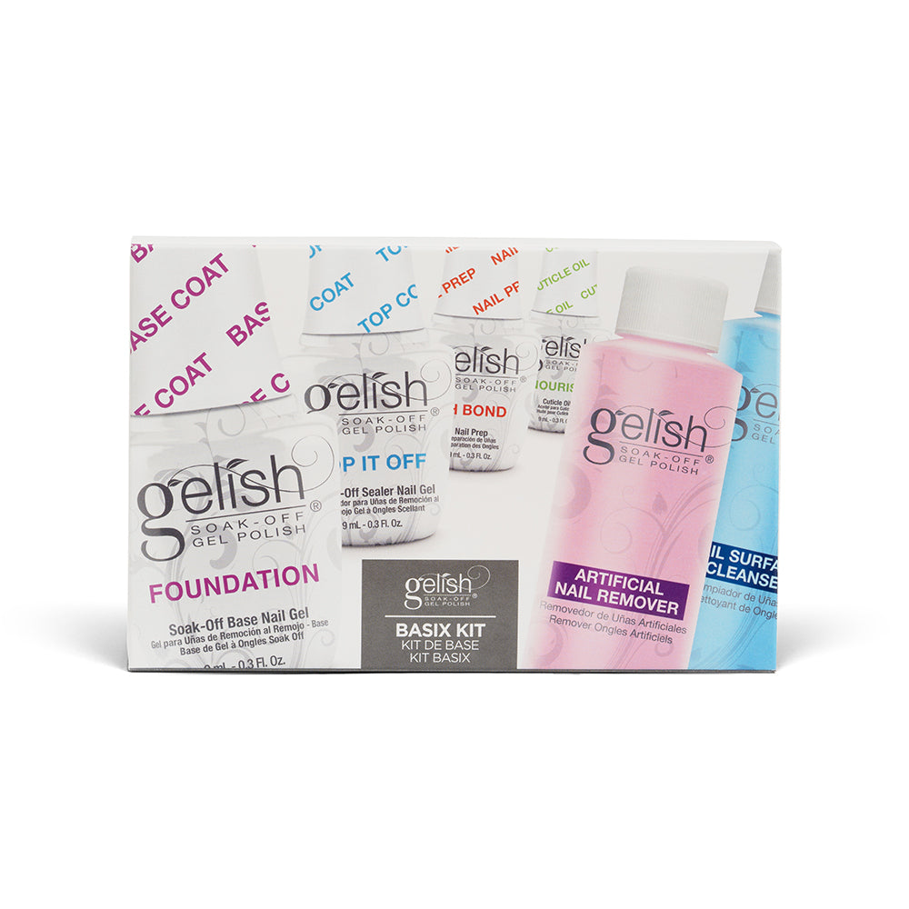 Gelish Spring Out in the Open Collection 9mL Gel Nail Polish & Basix Care Kit - VMInnovations