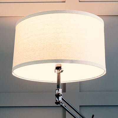 Brightech Ava Tall Standing Floor Lamp Pole w/ LED Light Bulb, Black (Used)