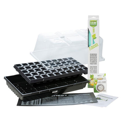 SunBlaster SL1611206 Grow Up Beginners Propagation Kit and Potting Soil Mix Set