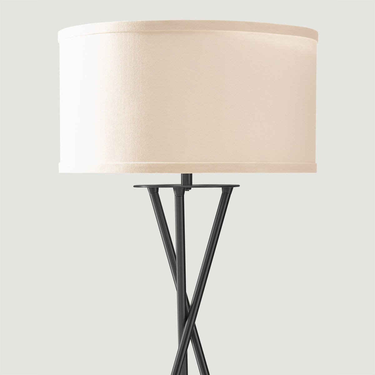 Brightech Jaxon Floor Lamp Standing Light with LED Light Bulb, Black (For Parts)