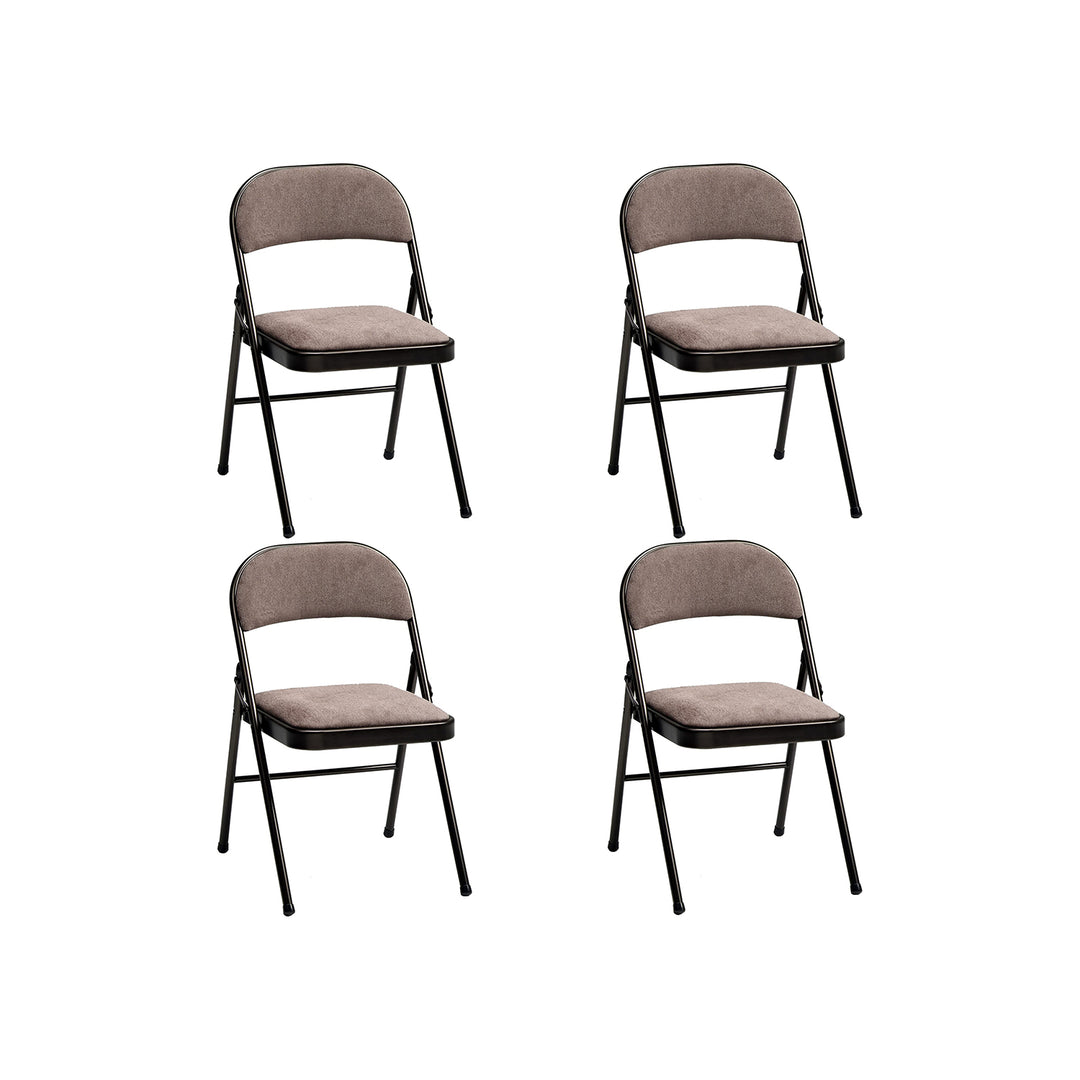 MECO 4-Pack of Corrin Fabric Padded Folding Chairs with 16x16 Inch Seat (Used)