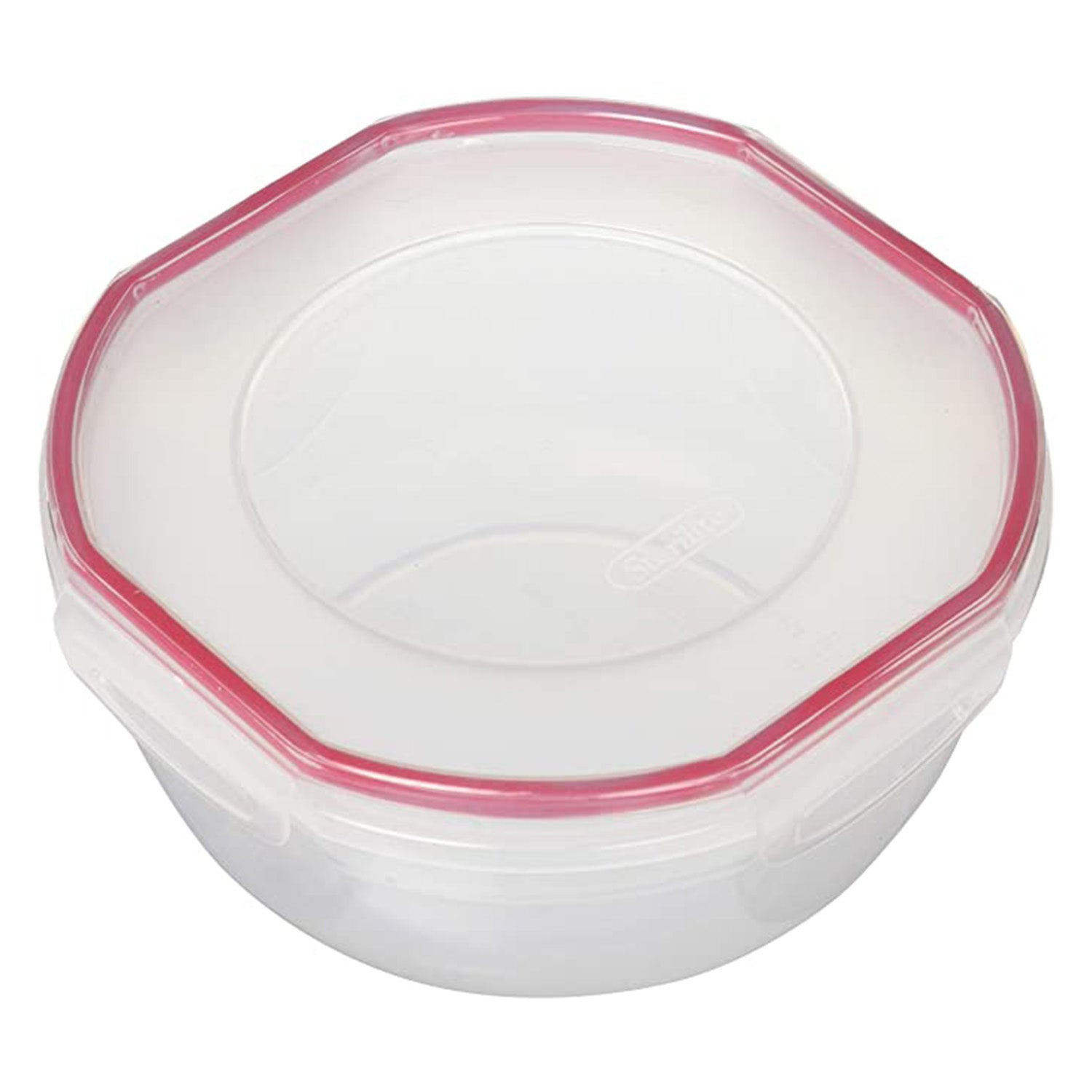 Sterilite Rocket Red Seal 2.5 Qt Plastic Food Storage Bowl Container with Lid - VMInnovations