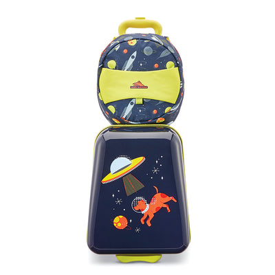 High Sierra Kids 2 Pc Luggage Set with Suitcase & Backpack, Navy (Open Box) - VMInnovations