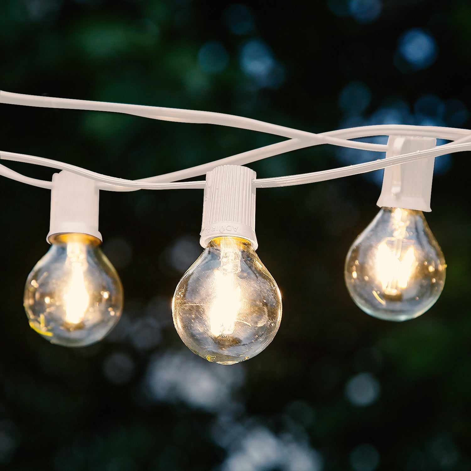 Brightech Ambience Pro Globe White LED Waterproof String Lights, 26 Ft. (Used) - VMInnovations