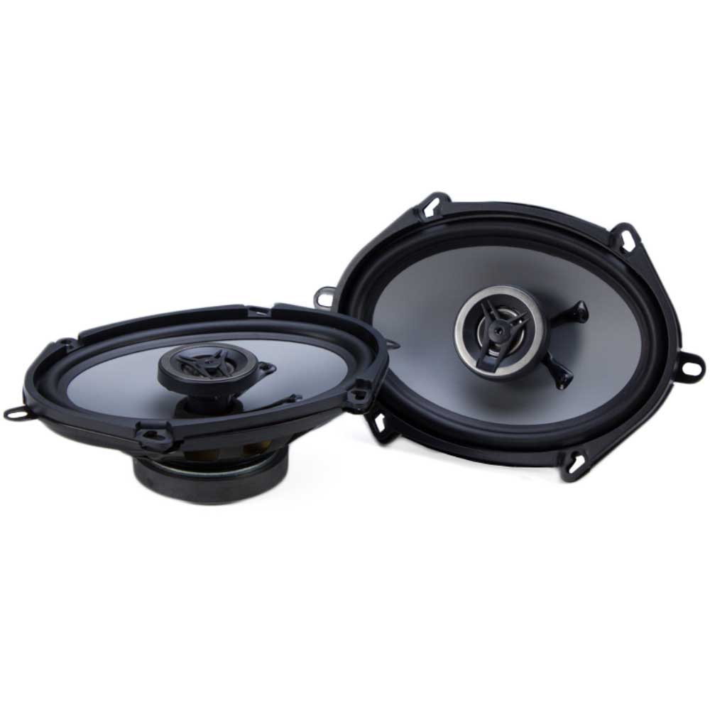 Crunch CS5768CX 250W Full Range 2 Way Coaxial 5x7 by 6x8" Speaker Pair (4 Pack)