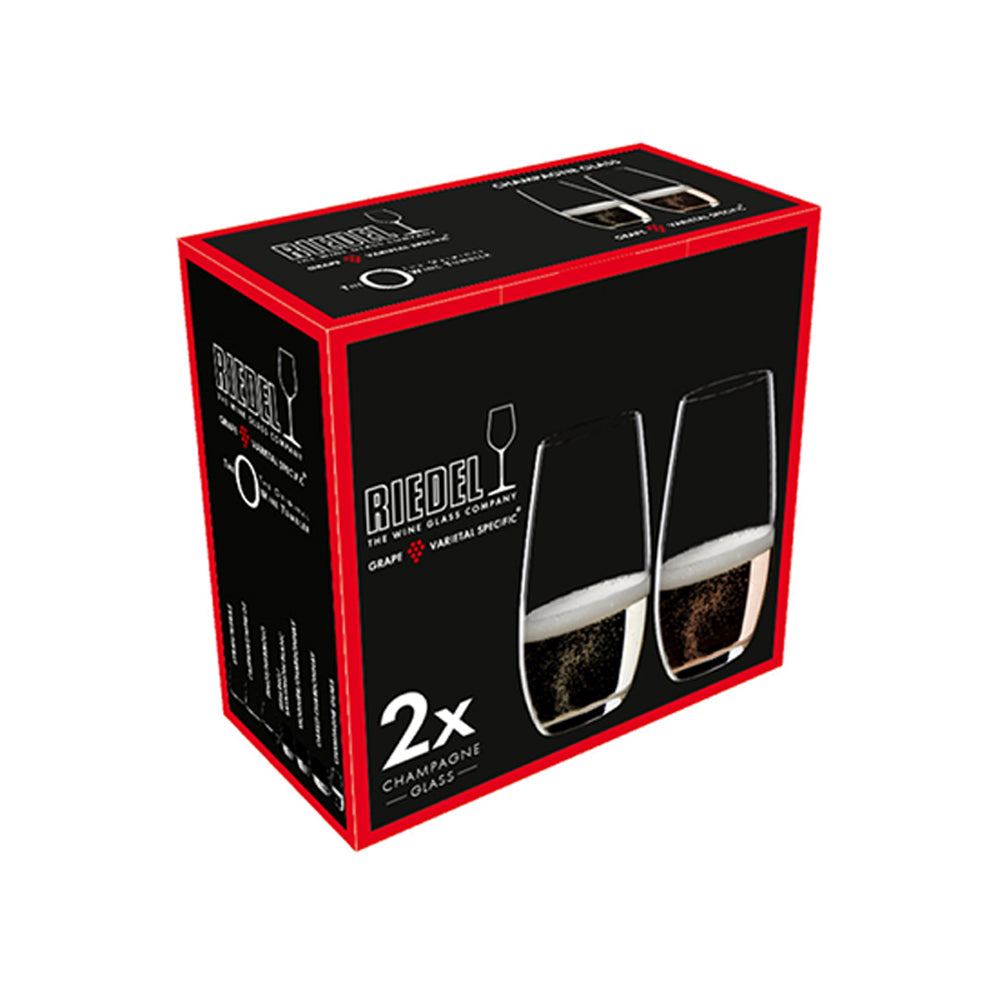 Riedel VINUM O Wine Tumbler Stemless Fine Crystal Glasses, Set of 2 (Open Box)
