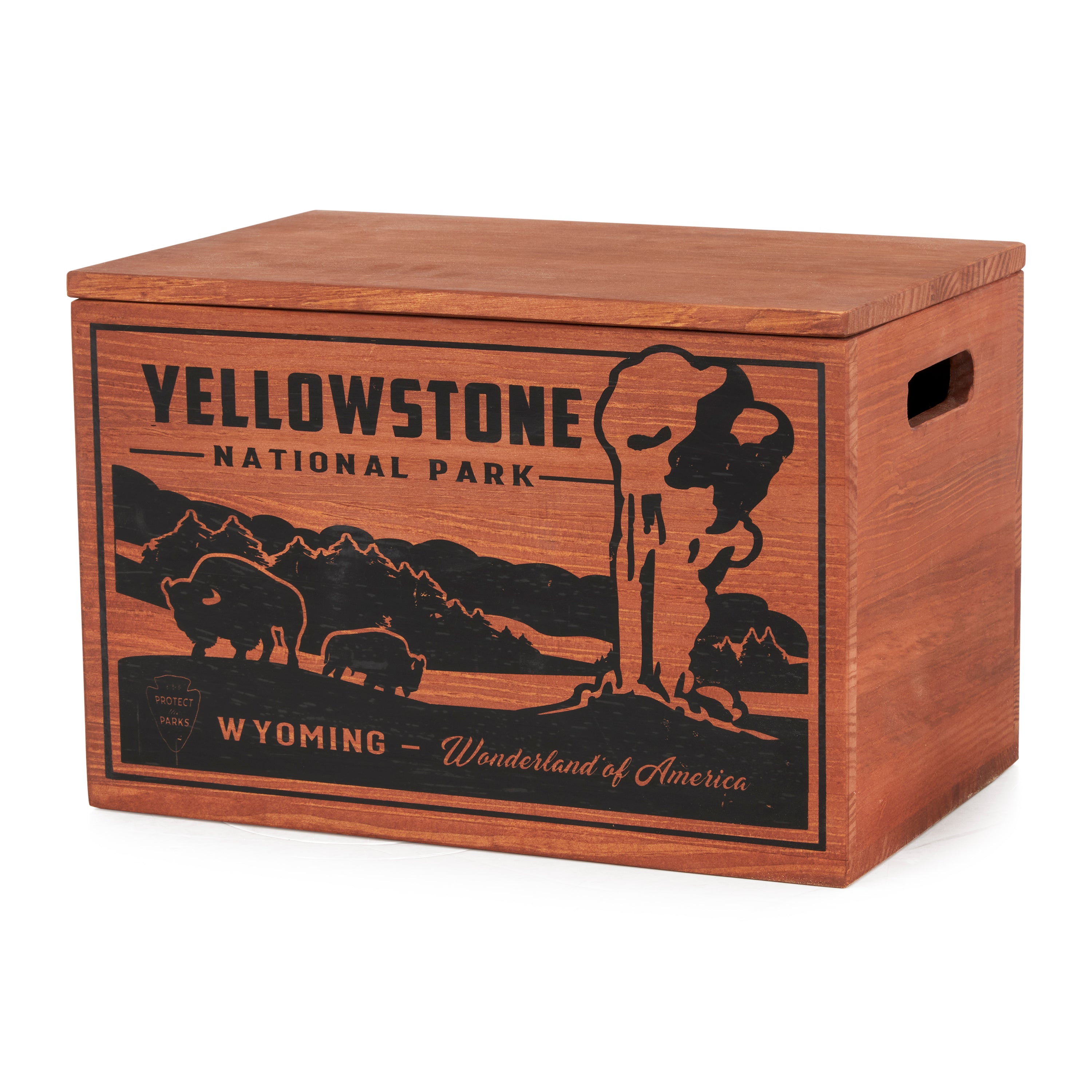 Better Wood Products Protect the Parks Fatwood Firestarter Crate, Yellowstone - VMInnovations