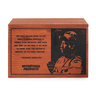 Better Wood Products Protect the Parks Firestarter Crate, Yellowstone (Open Box) - VMInnovations