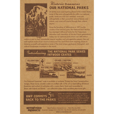 Better Wood Products Fatwood Firestarter Sticks, Grand Canyon (Open Box) - VMInnovations