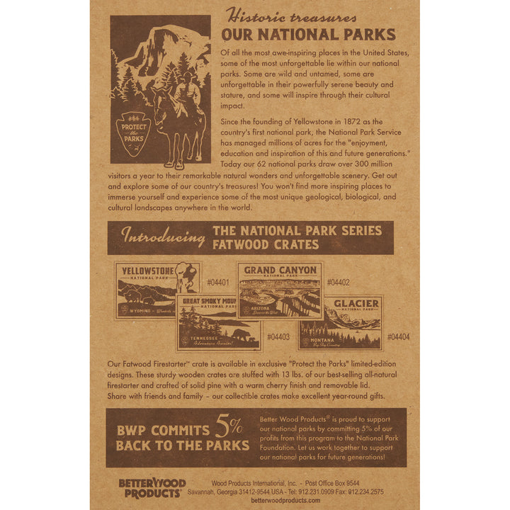 Better Wood Products Fatwood Firestarter Sticks, Grand Canyon (Open Box) - VMInnovations