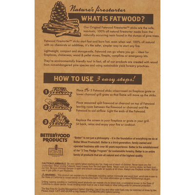 Better Wood Products Protect the Park Firestarter, Smoky Mountains (For Parts)