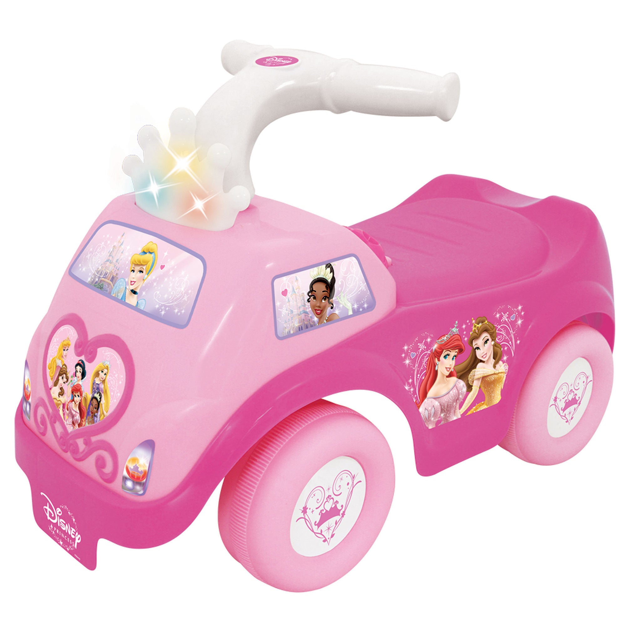 Kiddieland Disney Princess Light and Sound Activity Ride-On Push Toy (Open Box)