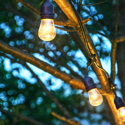 Brightech Ambience Edison White LED Waterproof String Lights, 48 Ft. (Open Box) - VMInnovations