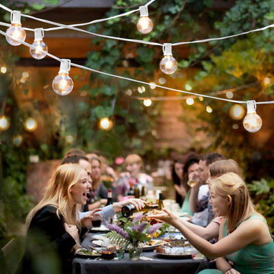 Brightech Ambience Pro Globe White LED Waterproof String Lights, 26 Ft. (Used) - VMInnovations