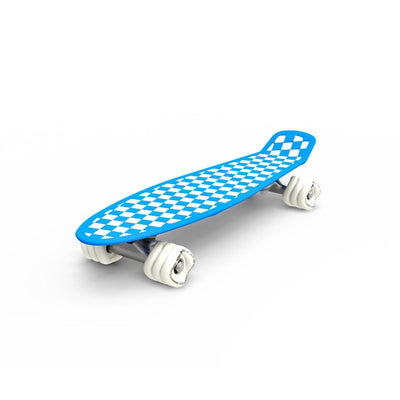 Fathom by Shark Wheel Cruiser Skateboard, Blue w/ Fathom XL/L Skateboard Helmet