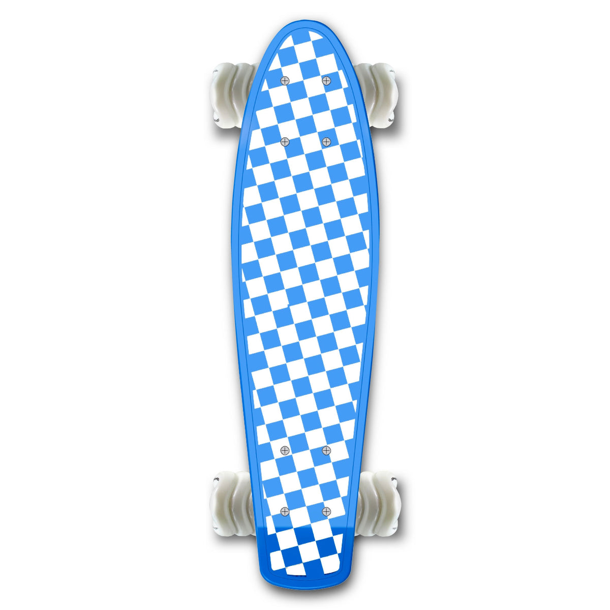 Fathom by Shark Wheel Cruiser Skateboard, Blue w/ Fathom M/L Skateboard Helmet
