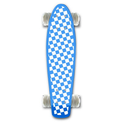 Fathom by Shark Wheel Cruiser Skateboard, Blue w/ Fathom M/L Skateboard Helmet