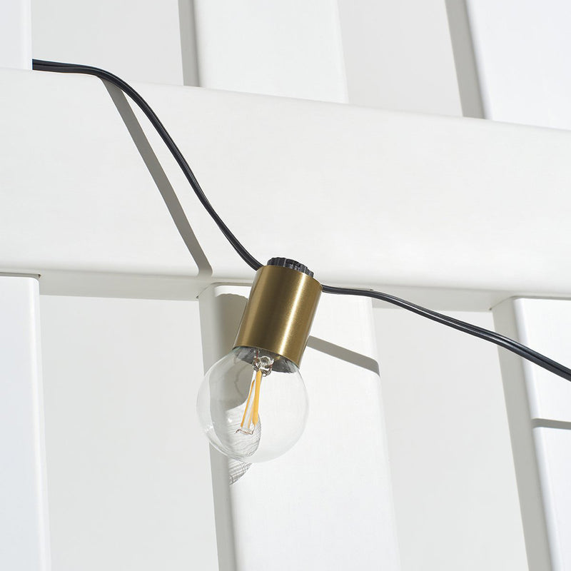 Brightech Glow Globe Edison LED Waterproof 12 Bulb String Lights, 26 Ft (Used)