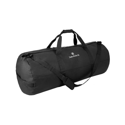 Bear&Bark 38 x 20 Inch Military Travel Duffel Bag with Strap, Black (Open Box)