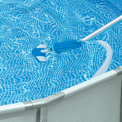 Intex Deluxe Pool Maintenance Kit & Intex 15 Ft Above Ground Swimming PoolCover