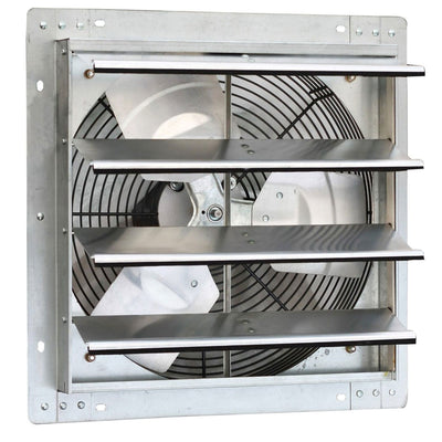 iLiving 16" Variable Speed Wall Mount Shutter Exhaust Fan, Certified Refurbished