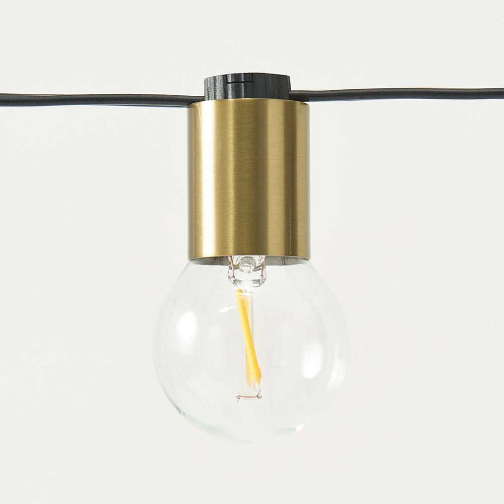 Brightech Glow Globe Edison LED Outdoor 12 Bulb String Lights, 26 Ft (Open Box) - VMInnovations