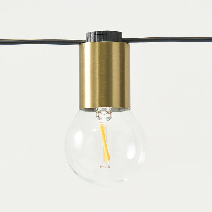 Brightech Glow Globe Edison LED Outdoor 12 Bulb String Lights, 26 Ft (Open Box) - VMInnovations