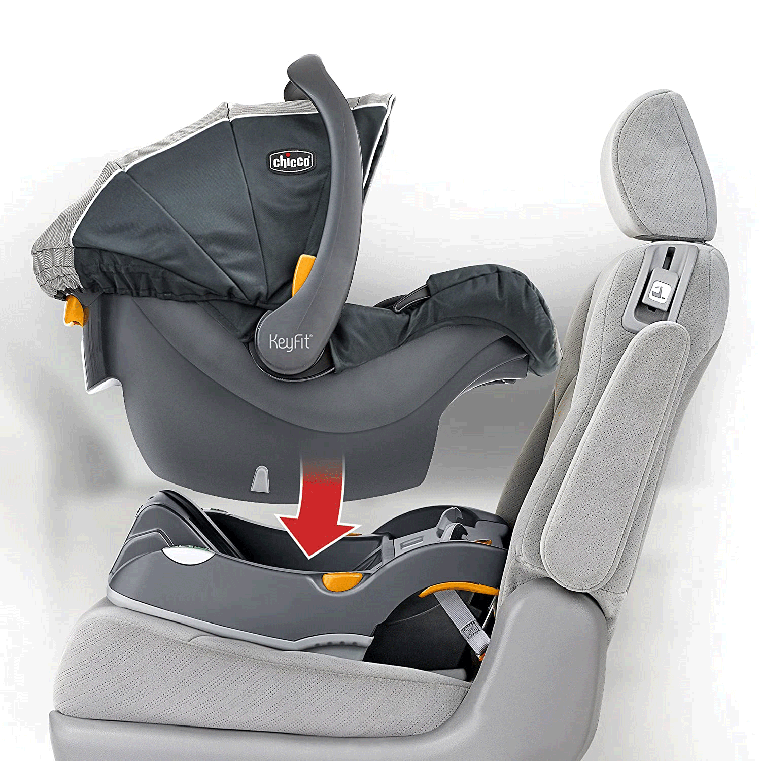 Chicco KeyFit 30 Infant Baby Toddler Booster Car Seat with Base, Nottingham (Open Box)