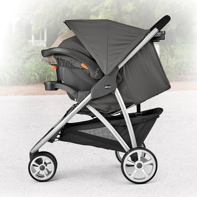 Chicco 06079639950070 Viaro Travel System with Stroller and Car Seat, Black