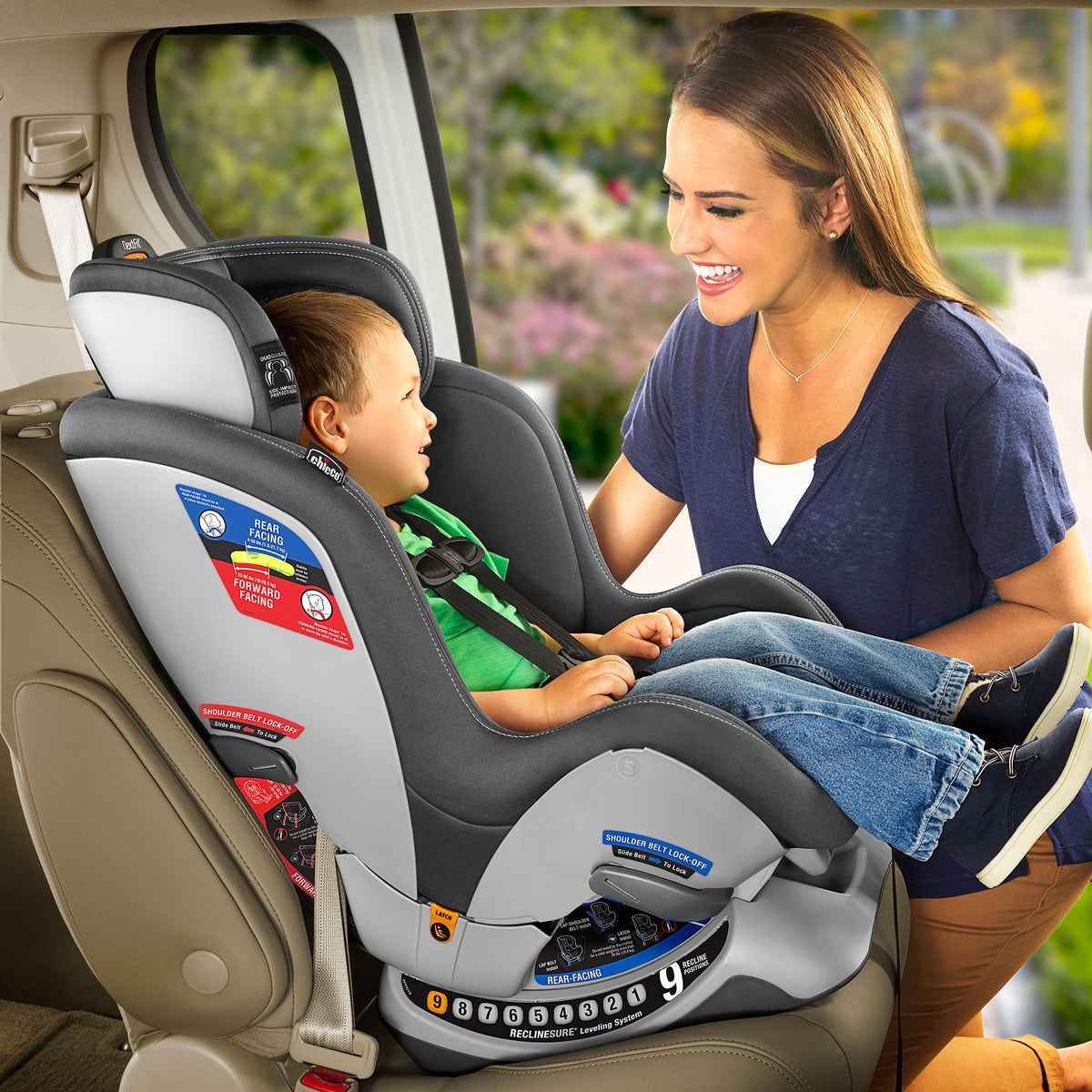 Chicco NextFit Sport Safe Convertible Infant to Toddler Baby Car Seat, Graphite - VMInnovations
