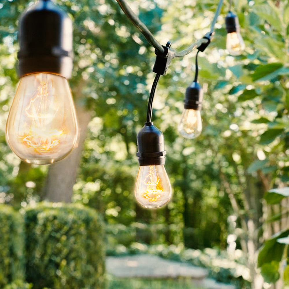 Brightech Ambience Edison White LED Waterproof String Lights, 48 Ft. (Open Box) - VMInnovations