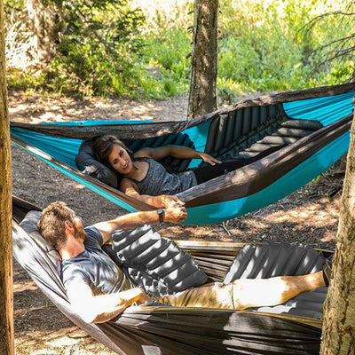 Klymit Hammock V Camping Hiking Non Insulated Sleeping Pad, Gray (Open Box)