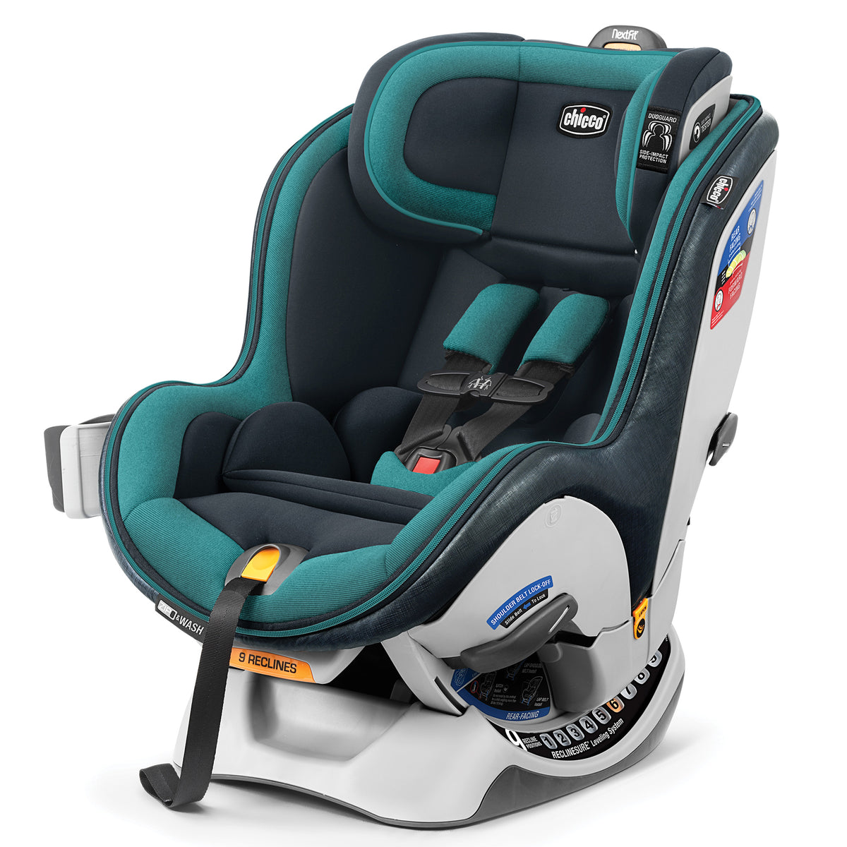 Chicco NextFit Zip Convertible Newborn Infant to Toddler Baby Car Seat, Juniper