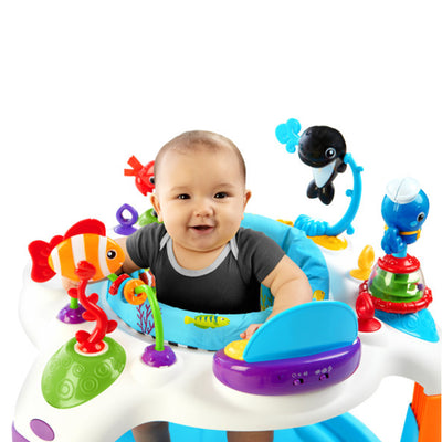 Baby Einstein Rhythm of the Reef Activity Saucer Bouncer Adjustable Play Center - VMInnovations