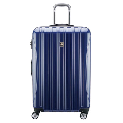 DELSEY Paris Helium Aero Rolling Carry On Luggage Suitcase, Blue (Open Box)