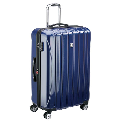 DELSEY Paris Helium Aero Rolling Carry On Luggage Suitcase, Blue (Open Box)