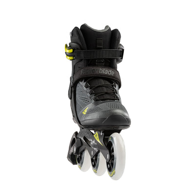 Rollerblade 100 3WD Men's Adult Inline Skate Size 13, Black/Yellow (For Parts)