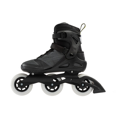 Rollerblade 100 3WD Men's Adult Inline Skate Size 13, Black/Yellow (For Parts)