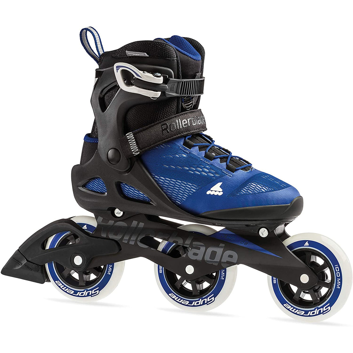 Rollerblade 100 3WD Women's Adult Fitness Inline Skate Size 9.5, Blue (Used)