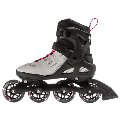 Rollerblade USA 80 Women's Adult Fitness Inline Skates, Size 8, Gray (Open Box)