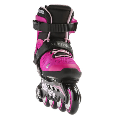 Rollerblade USA Microblade Girls Fitness Inline Skate, Medium, Pink (Open Box)