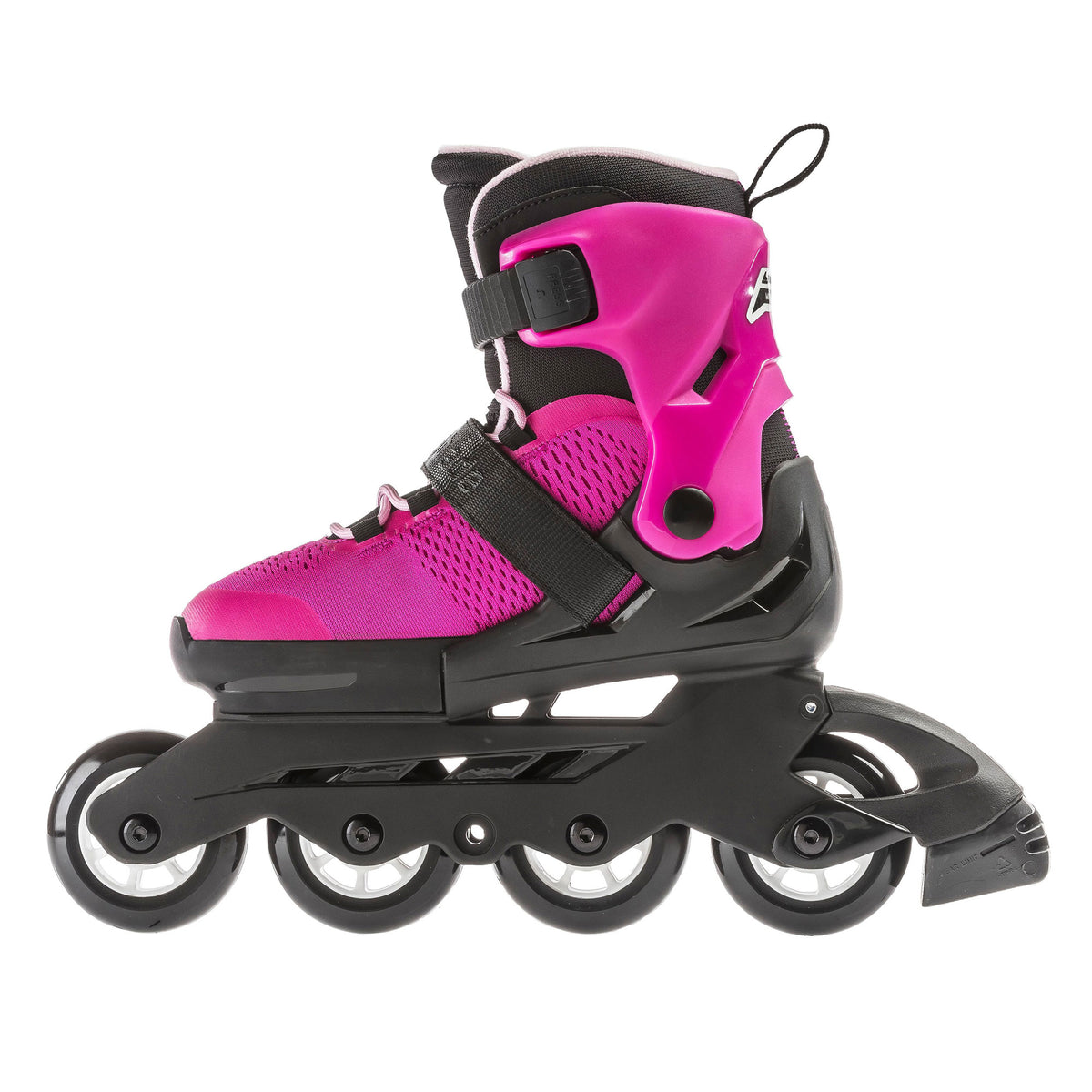 Rollerblade USA Microblade Girls Fitness Inline Skate, Medium, Pink (Open Box)