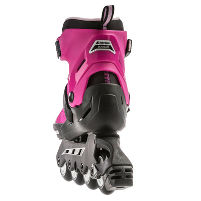 Rollerblade USA Microblade Girls Adjustable Fitness Inline Skate Size 5, Pink