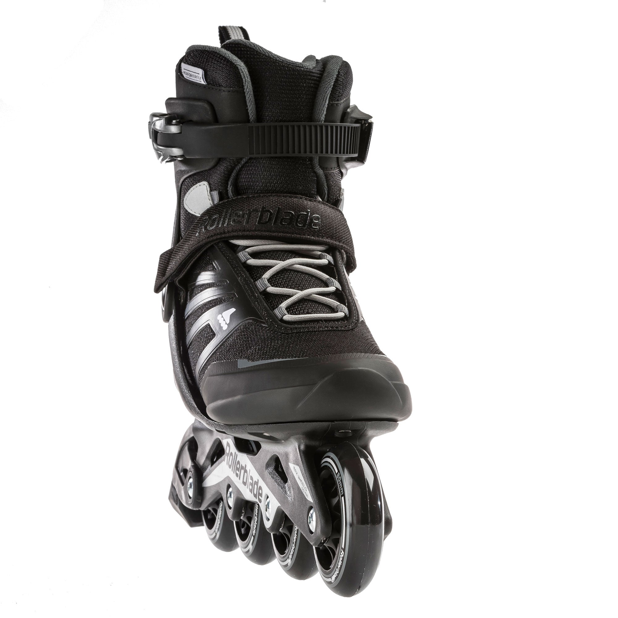 Rollerblade Mens Adult Fitness Inline Skate, Size 11, Black, Silver (For Parts)