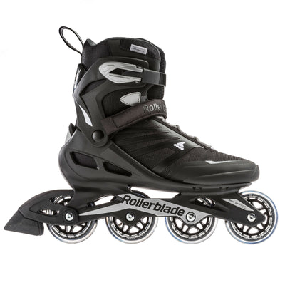 Rollerblade Mens Adult Fitness Inline Skate, Size 11, Black, Silver (For Parts)