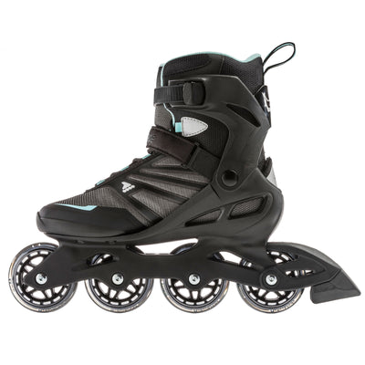 Rollerblade W Womens Adult Fitness Inline Skate, Size 9, Black, Blue (Used)